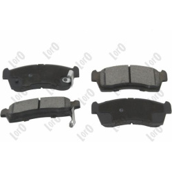 stabdžių trinkelių rinkinys, diskinis stabdys LORO
                                ABAKUS                                 