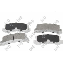 stabdžių trinkelių rinkinys, diskinis stabdys LORO
                                ABAKUS                                 