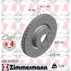 stabdžių diskas (1vnt) COAT Z
                                ZIMMERMANN                                                400