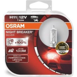 lemputė, dieną naudojamas žibintas NIGHT BREAKER® SILVER
                                ams-OSRAM                       