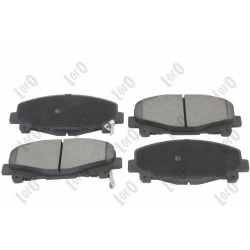 stabdžių trinkelių rinkinys, diskinis stabdys LORO
ABAKUS