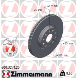 Stabdžių diskas COAT Z
                                ZIMMERMANN                                                600.3271.2