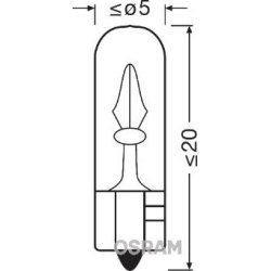 lemputė, papildomas stabdžių žibintas ORIGINAL
                                ams-OSRAM                                2