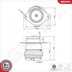 variklio montavimas
                                ESEN SKV                                75SKV241, Nenurodytas gamintojas,