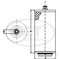 alyvos filtras
                                SCT - MANNOL                                SH412, SCT - MANNOL, SH412, auto d