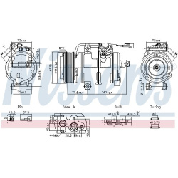 kompresorius, oro kondicionierius ** FIRST FIT **
                                NISSENS                                    