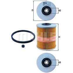 Filtras kuro diesel
                                MAHLE                                                KX78D, MAHLE, KX78D,