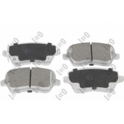 stabdžių trinkelių rinkinys, diskinis stabdys LORO
                                ABAKUS                                 