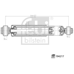 amortizatorius
                                FEBI BILSTEIN                                                194217, FEBI BILS