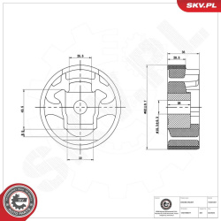 ESEN SKV                                                75SKV307, Nenurodytas gamintojas, 75SKV307, auto detalė