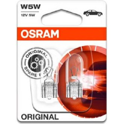 Osram lemputės W5W 12V W2.1x9.5D
                                OSRAM                                2825-02B, OSRAM, 2825-