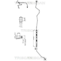 hidraulinė žarna, vairo sistema
                                TRISCAN                                8516 29019, Nenurody