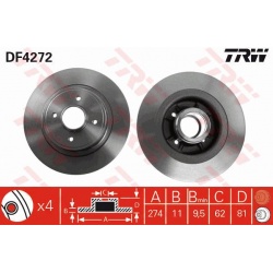 Stabdžių diskas
                                TRW                                                DF4272, TRW, DF4272, aut