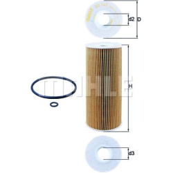 Filtras tepalo
                                MAHLE                                                OX143D, MAHLE, OX143D, au