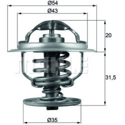 Termostatas
                                MAHLE                                                TX10987D, MAHLE, TX10987D, a