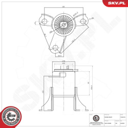 ESEN SKV                                                75SKV316, Nenurodytas gamintojas, 75SKV316, auto detalė