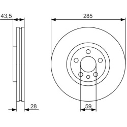 stabdžių diskas (1vnt)
                                BOSCH                                0986479S62, BOSCH, 0986479S62, 