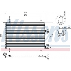 kondensatorius, oro kondicionierius ** FIRST FIT **
                                NISSENS                                  