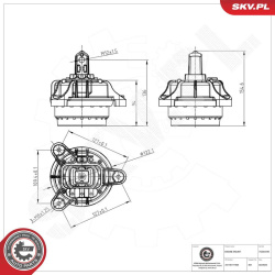 variklio montavimas
                                ESEN SKV                                                75SKV249, Nenurod