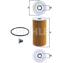 Filtras tepalo
                                MAHLE                                                OX377D, MAHLE, OX377D, au