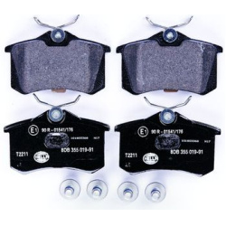 stabdžių trinkelių rinkinys, diskinis stabdys
                                HELLA                                       