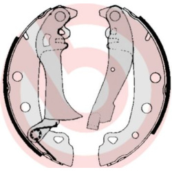 Stabdžių trinkelių komplektas ESSENTIAL LINE
                                BREMBO                                       
