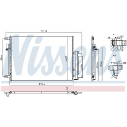 kondensatorius, oro kondicionierius ** FIRST FIT **
NISSENS