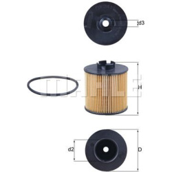 Filtras tepalo
                                MAHLE                                                OX341D, MAHLE, OX341D, au