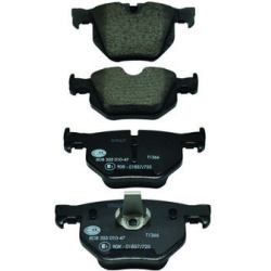 stabdžių trinkelių rinkinys, diskinis stabdys
                                HELLA                                       