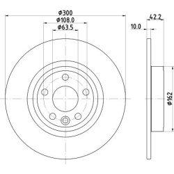 stabdžių diskas (1vnt) PRO
                                HELLA                                8DD 355 126-721, Nenurodyta