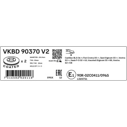 stabdžių diskas (1vnt)
                                SKF                                VKBD 90370 V2, SKF, VKBD 90370 V2