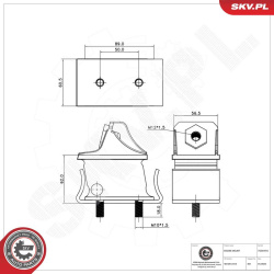 variklio montavimas
                                ESEN SKV                                                75SKV016, Nenurod