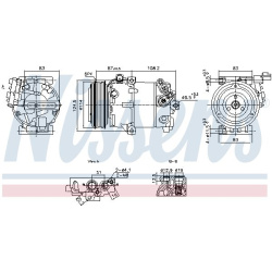 kompresorius, oro kondicionierius ** FIRST FIT **
                                NISSENS                                    