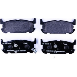 stabdžių trinkelių rinkinys, diskinis stabdys
HELLA