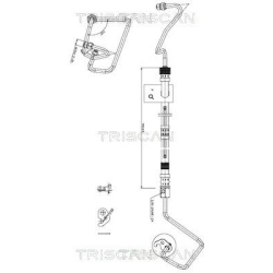 hidraulinė žarna, vairo sistema
                                TRISCAN                                                8516