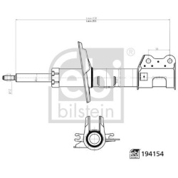 amortizatorius
                                FEBI BILSTEIN                                194154, FEBI BILSTEIN, 194154, au