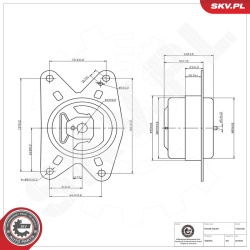 ESEN SKV                                75SKV260, Nenurodytas gamintojas, 75SKV260, auto detalė