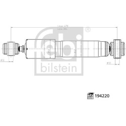 amortizatorius
                                FEBI BILSTEIN                                                194220, FEBI BILS