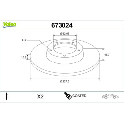 VALEO                                                673024, VALEO, 673024, auto detalė