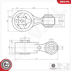 variklio montavimas
                                ESEN SKV                                75SKV243, Nenurodytas gamintojas,