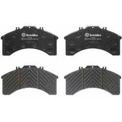 stabdžių trinkelių rinkinys, diskinis stabdys PRIME LINE
                                BREMBO                           