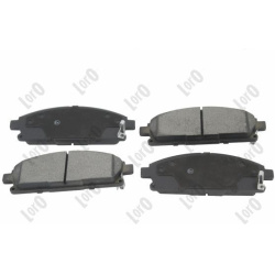 stabdžių trinkelių rinkinys, diskinis stabdys LORO
ABAKUS