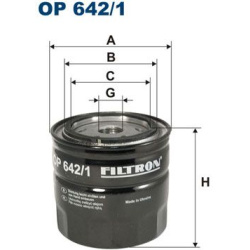 alyvos filtras
                                FILTRON                                                OP642/1, Nenurodytas ga