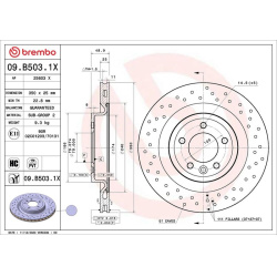 stabdžių diskas (1vnt) XTRA LINE - Xtra
                                BREMBO                                             