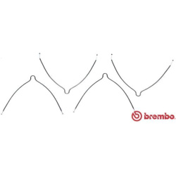 priedų komplektas, diskinių stabdžių trinkelės PRIME LINE
                                BREMBO                        