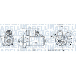 starteris
                                MAGNETI MARELLI                                                063721193010, MAGNET