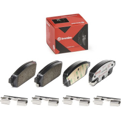 stabdžių trinkelių rinkinys, diskinis stabdys XTRA LINE
                                BREMBO                            