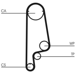 paskirstymo diržas
                                CONTINENTAL CTAM                                                CT1070, C