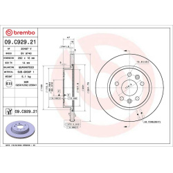 stabdžių diskas (1vnt) PRIME LINE - UV Coated
                                BREMBO                                       