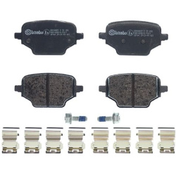 stabdžių trinkelių rinkinys, diskinis stabdys PRIME LINE
                                BREMBO                           